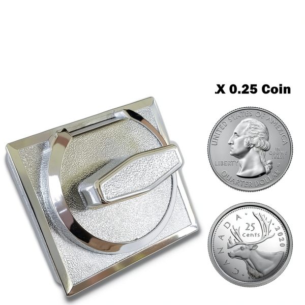 Coin Mechanism for Beaver Machines 25c Heavy-Duty Chrome Replacement-1