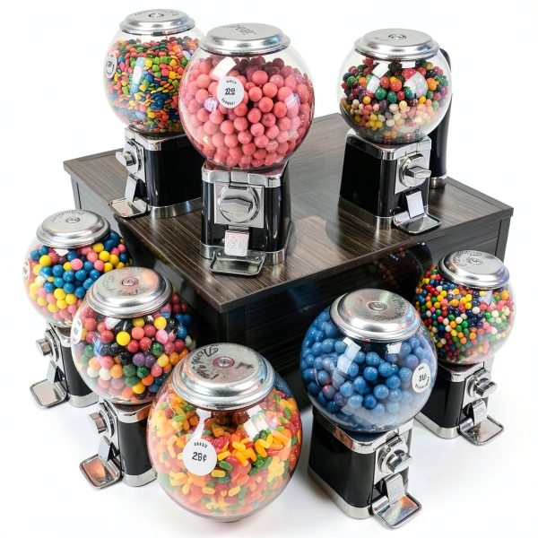 DOITOOL Gumball Machine Lock Metal Key Set for Candy Vending-1