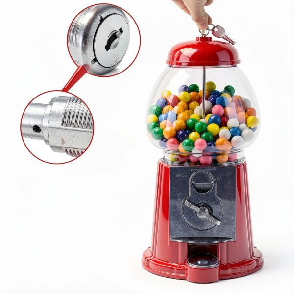 DOITOOL Gumball Machine Lock Metal Key Set for Candy Vending-2