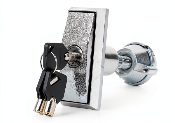Universal T-Handle Vending Machine Lock KIKEEP Zinc Plated Duty 3 Keys-0