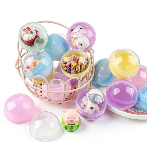 AUEAR Small Round Capsules 2 Inch Vending Machine 50 Pack Plastic-3