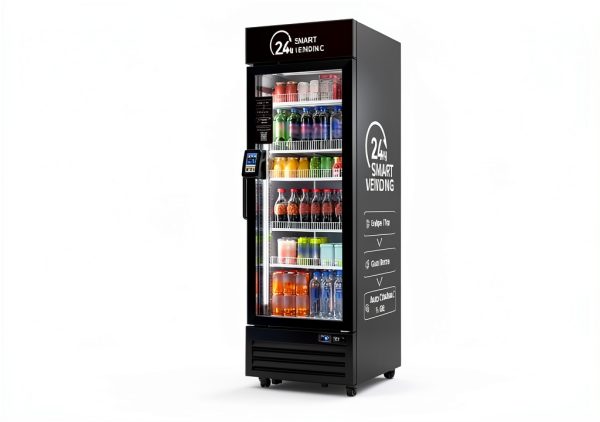 HAHA AI Smart Open-Front Vending Machine 245 Capacity Unit Black-1