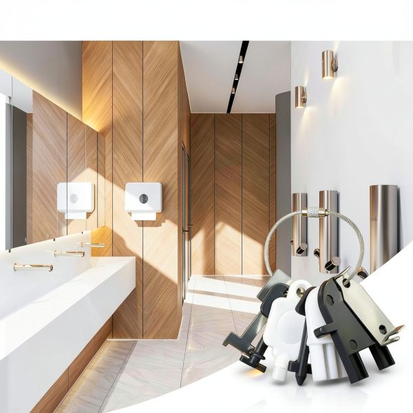 Javiix Dispenser Key Set 8PCS for Paper Towel and Toilet Paper-4
