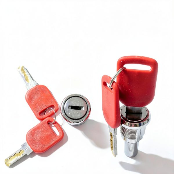 Gumball Machine Lock and Key for GV25 GV18 ACKSTAR Lid 1/4 inch Thread-3
