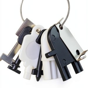 Javiix Dispenser Key Set 8PCS for Paper Towel and Toilet Paper-0