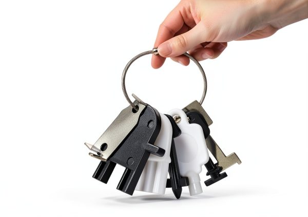 Javiix Dispenser Key Set 8PCS for Paper Towel and Toilet Paper-3