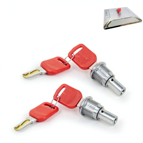 Gumball Machine Lock and Key for GV25 GV18 ACKSTAR Lid 1/4 inch Thread-2