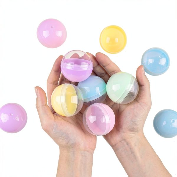 AUEAR Small Round Capsules 2 Inch Vending Machine 50 Pack Plastic-4