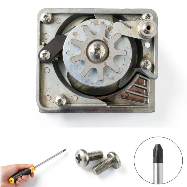 Coin Mechanism for Beaver Machines 25c Heavy-Duty Chrome Replacement-4